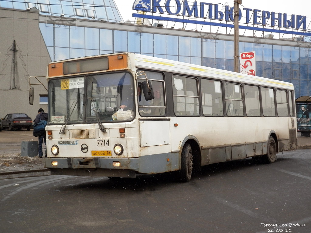 Санкт-Петербург, ЛиАЗ-5256.25 № 7714