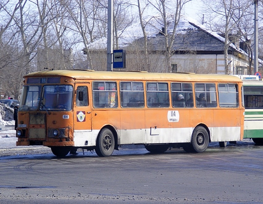 Хабаровский край, ЛиАЗ-677М № 114