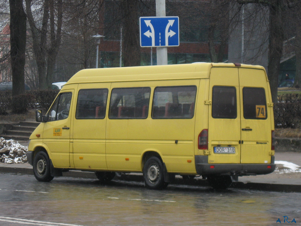 Литва, Mercedes-Benz Sprinter W903 313CDI № DOR 310