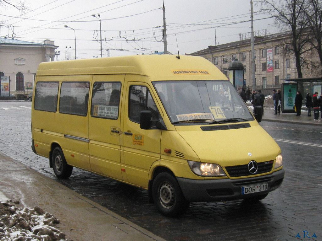 Литва, Mercedes-Benz Sprinter W903 313CDI № DOR 310