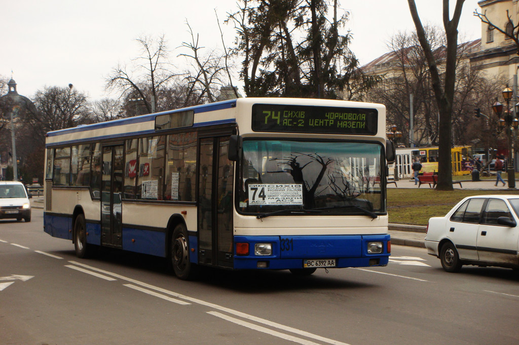 Львовская область, MAN A10 NL202 № BC 6392 AA