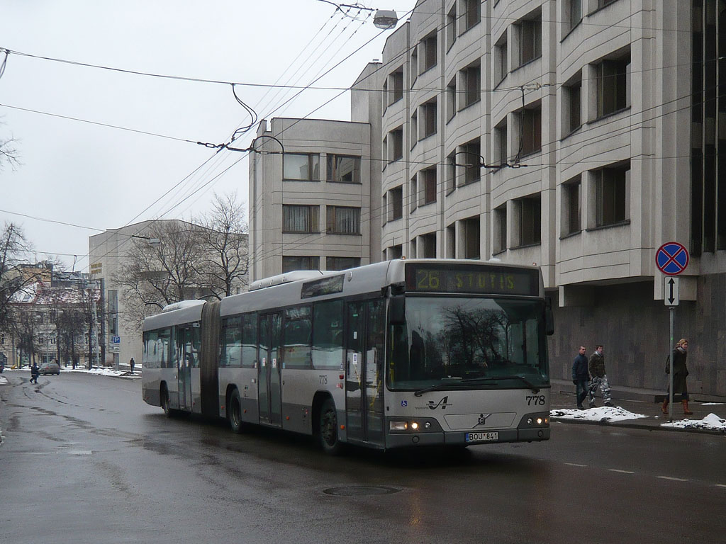 Литва, Volvo 7700A № 778