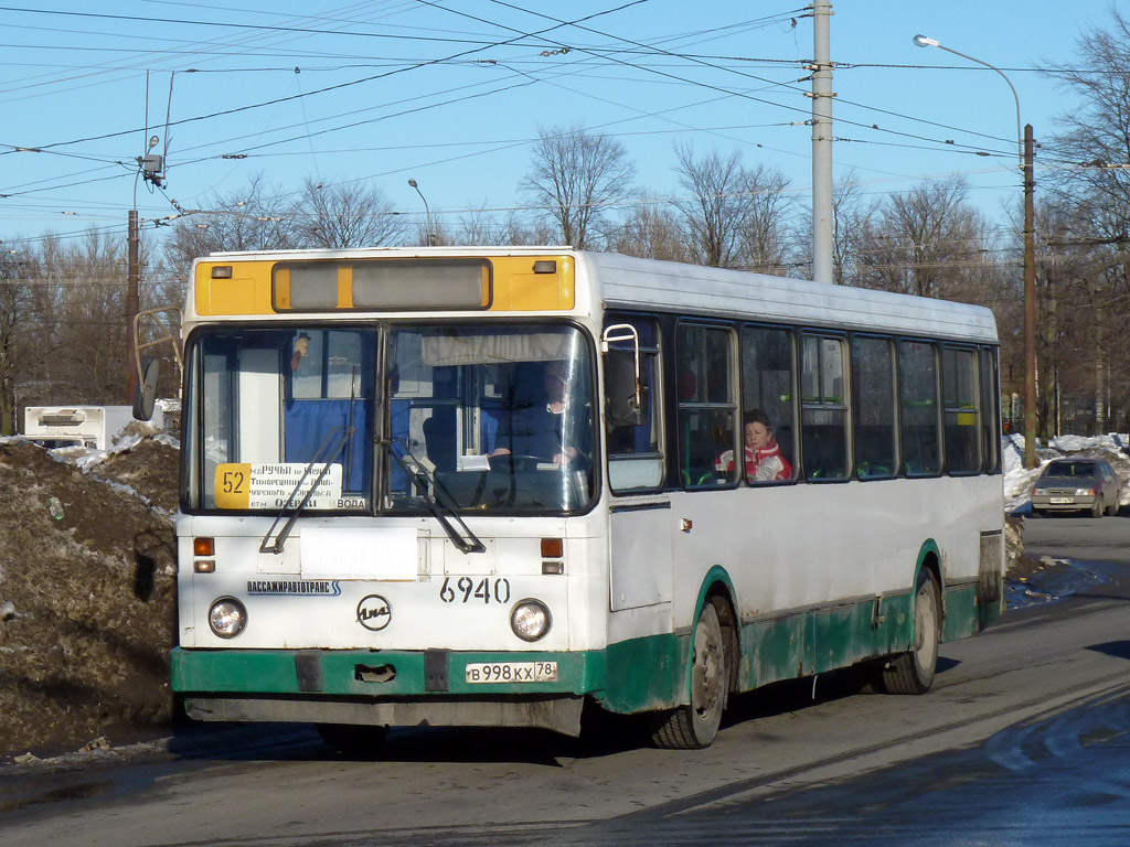 Санкт-Пецярбург, ЛиАЗ-5256.00 № 6940