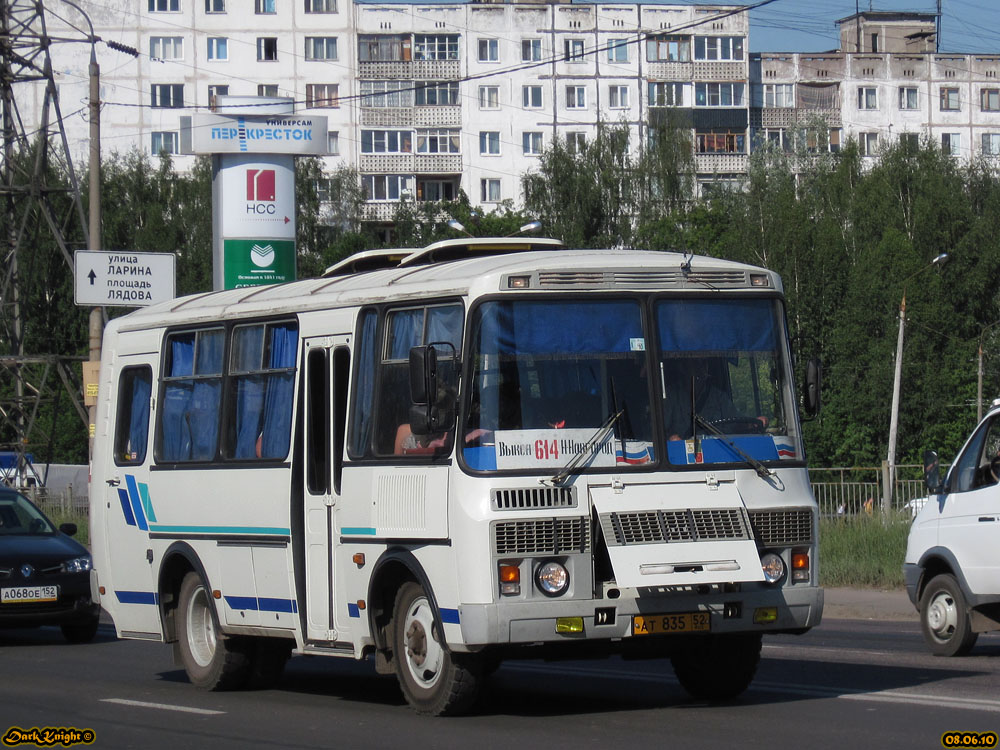 Нижегородская область, ПАЗ-32053-50 № АТ 835 52