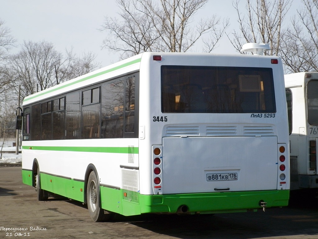 Санкт-Петербург, ЛиАЗ-5293.53 № 3445