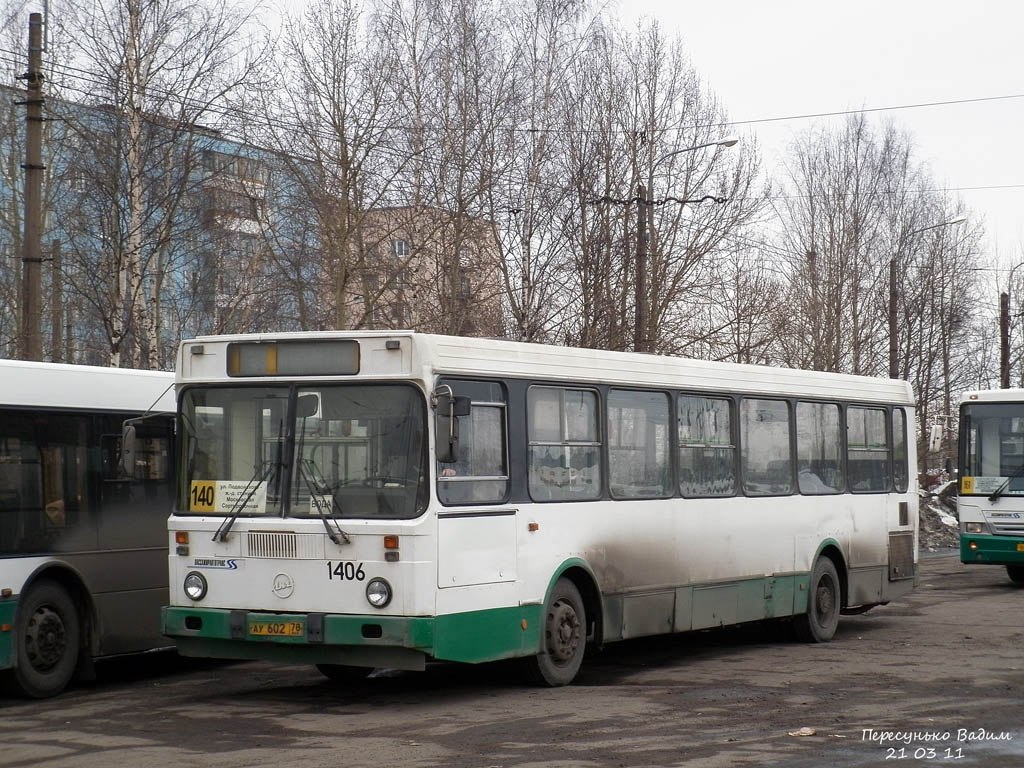 Санкт-Петербург, ЛиАЗ-5256.25 № 1406