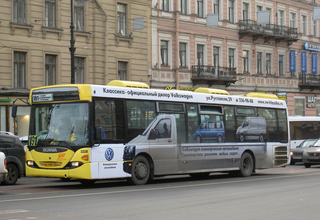 Szentpétervár, Scania OmniLink I sz.: 3338