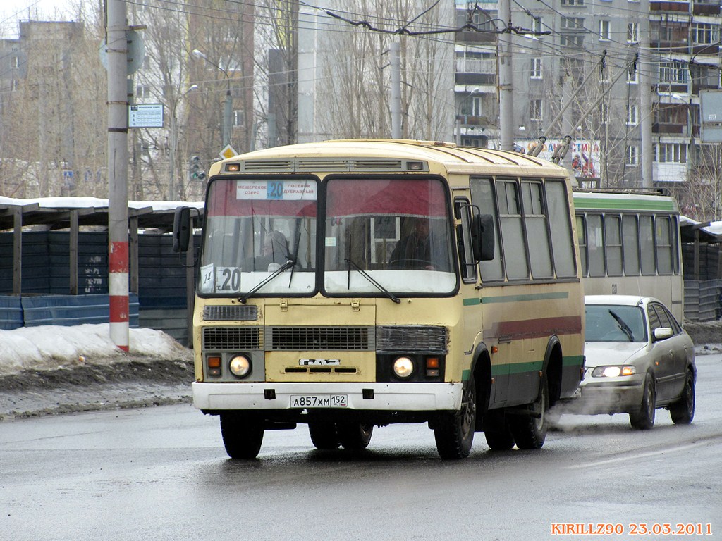 Нижегородская область, ПАЗ-32054 № А 857 ХМ 152