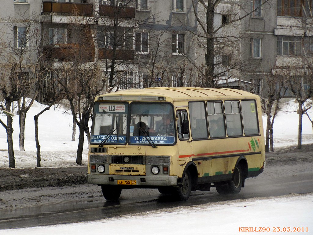 Нижегородская область, ПАЗ-32054 № АР 755 52