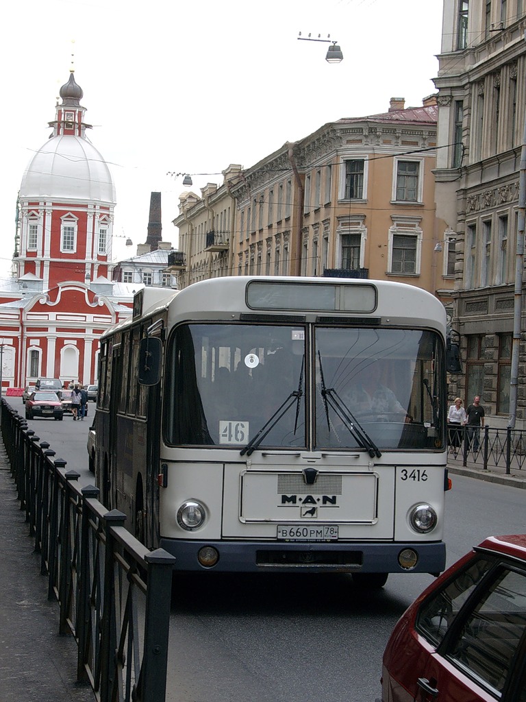 Санкт-Петербург, MAN 192 SL200 № 3416