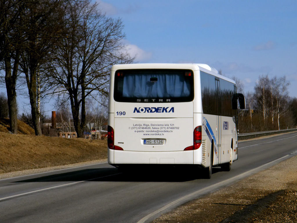 Латвия, Setra S416UL № 190