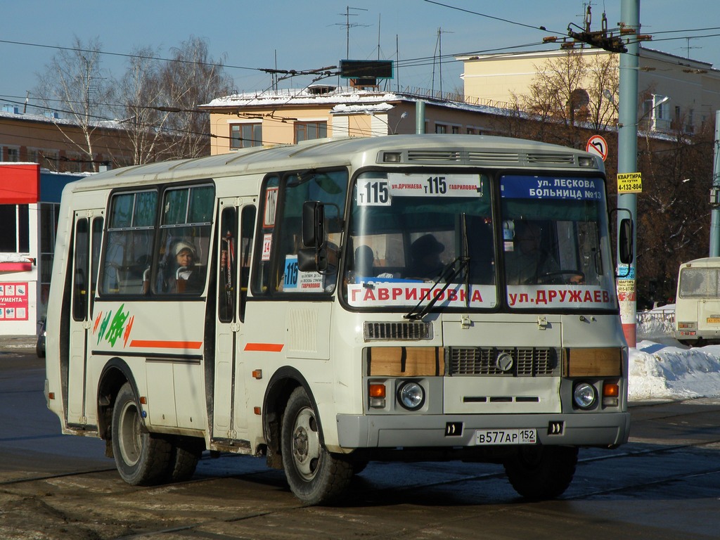 Нижегородская область, ПАЗ-32054 № В 577 АР 152