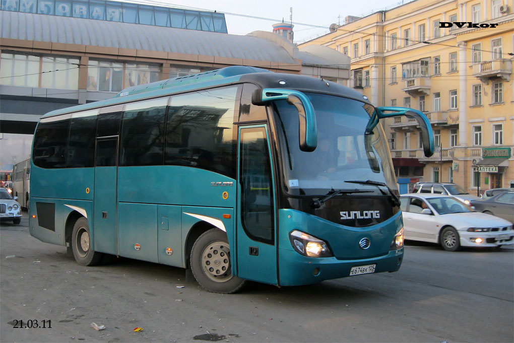 Приморский край, Sunlong SLK6970 № Е 674 ВК 125