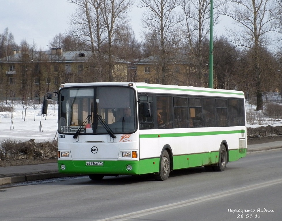 Санкт-Петербург, ЛиАЗ-5293.53 № 3458