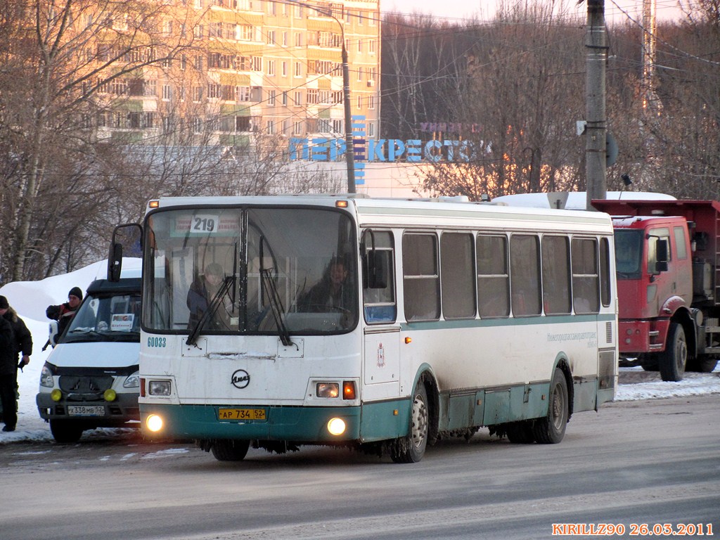 Нижегородская область, ЛиАЗ-5256.26 № 60033