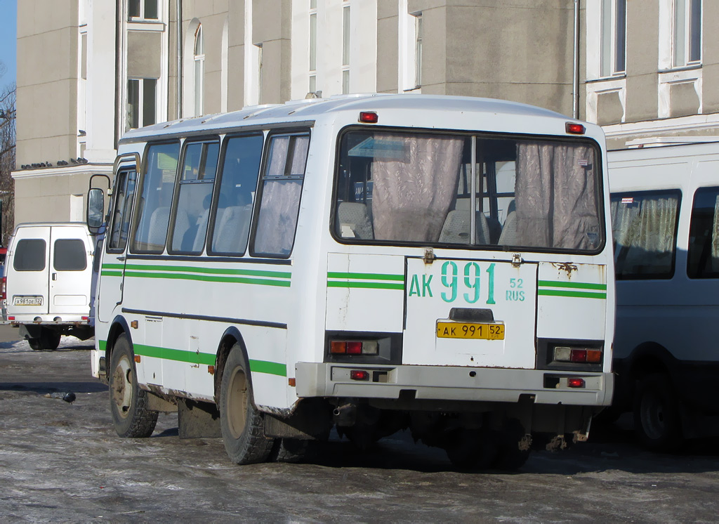 Нижегородская область, ПАЗ-32053 № АК 991 52