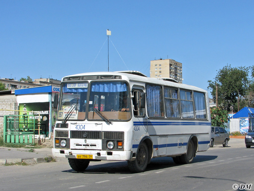 Волгоградская область, ПАЗ-3205-110 № 4304