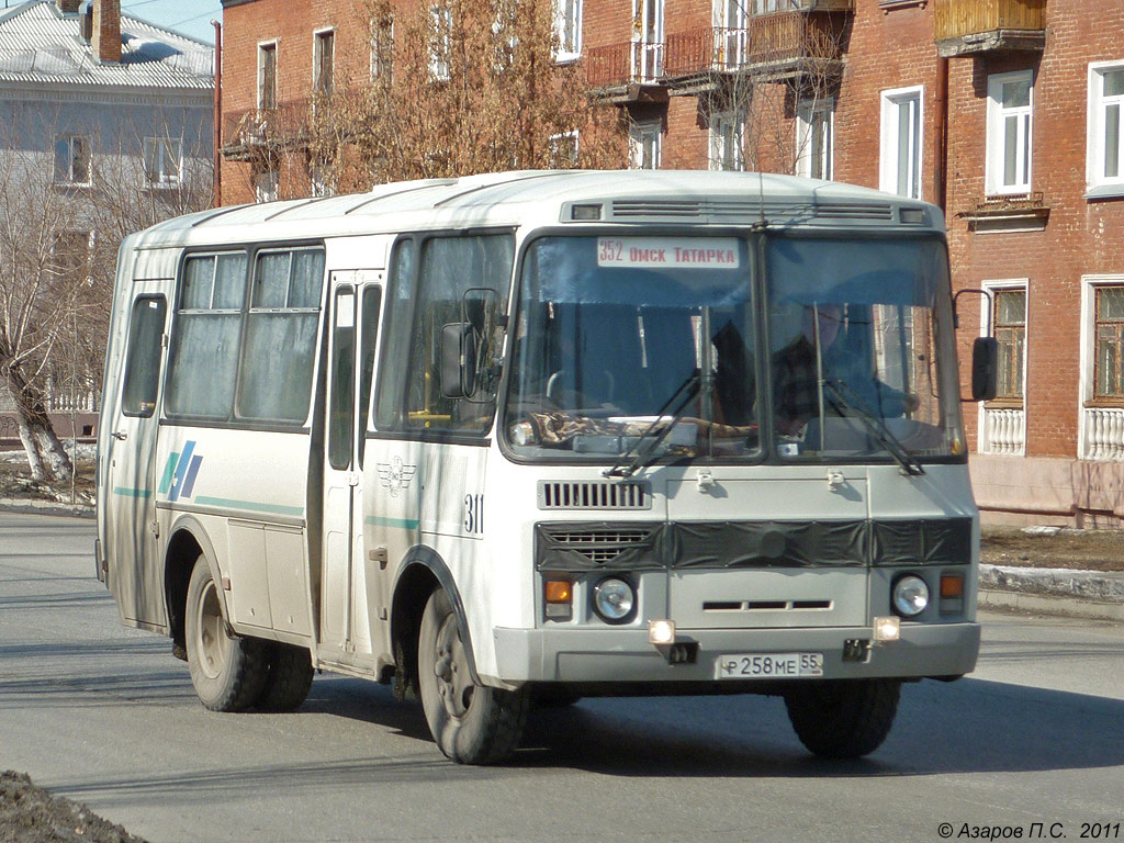 Омская область, ПАЗ-32053 № 311