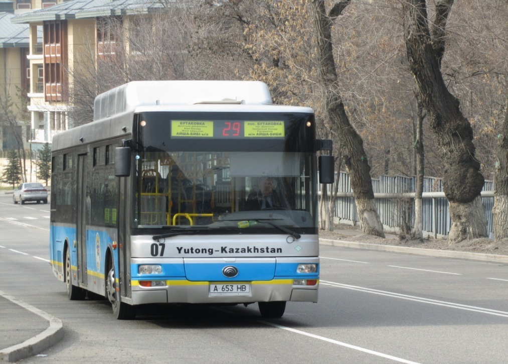 Алматы, Yutong ZK6120HGM № 07