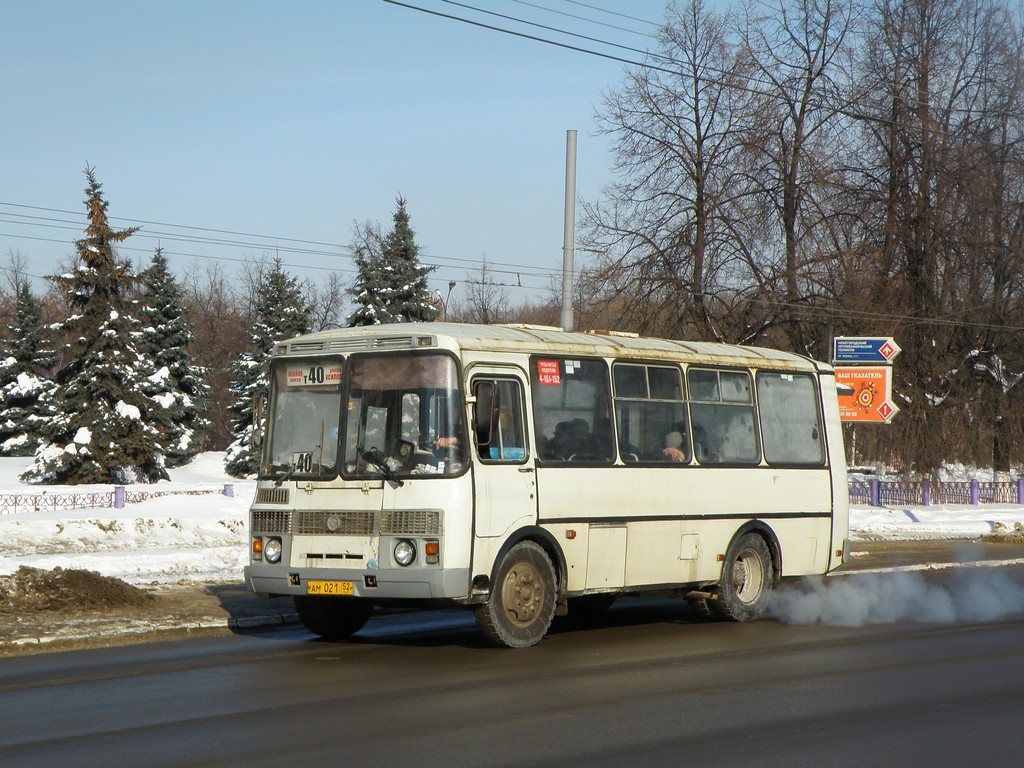 Nizhegorodskaya region, PAZ-32054 Nr. АМ 021 52