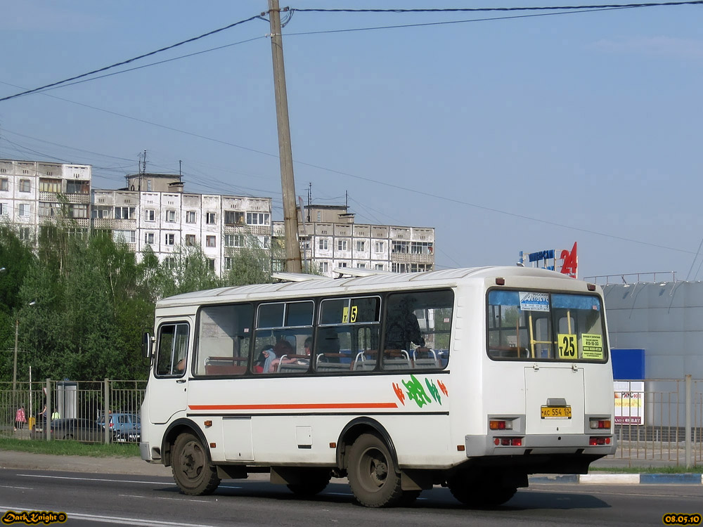 Nizhegorodskaya region, PAZ-32054 č. АС 554 52