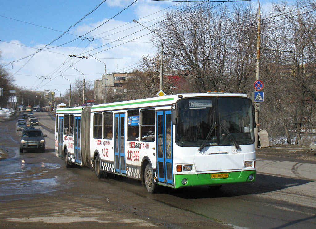 Рязанская область, ЛиАЗ-6212.00 № 1052