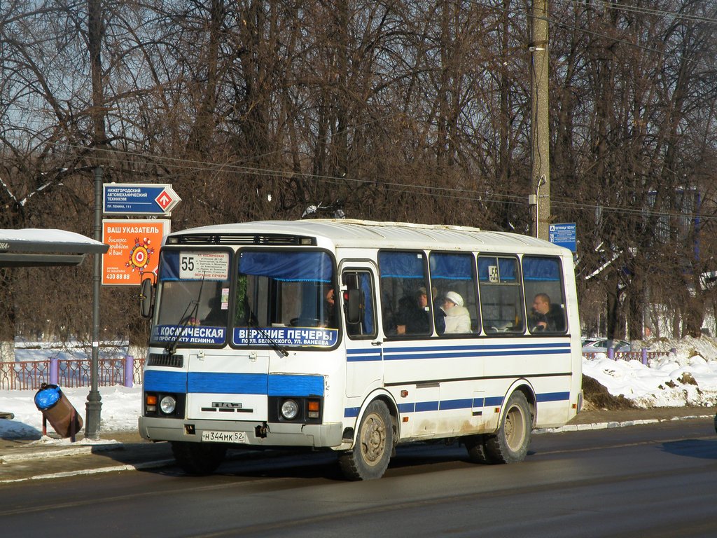 Нижегородская область, ПАЗ-32054 № Н 344 МК 52