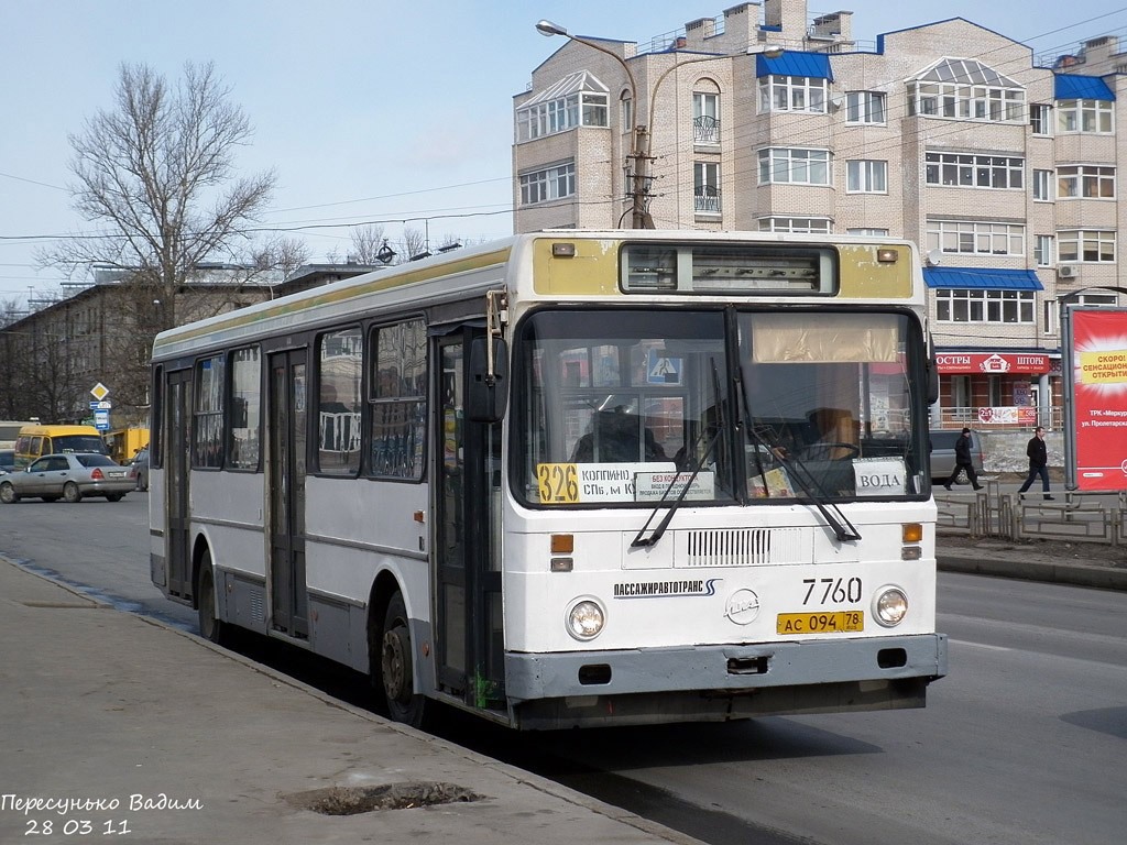 Санкт-Петербург, ЛиАЗ-5256.00 № 7760