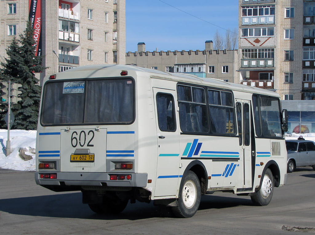 Нижегородская область, ПАЗ-32053 № АУ 602 52