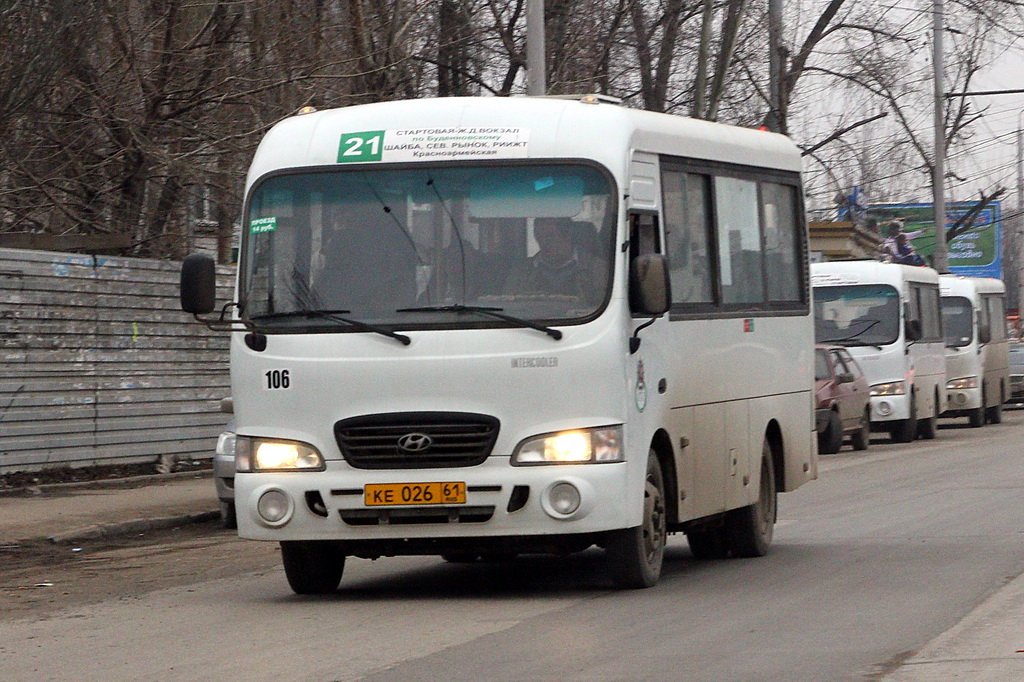 Ростовская область, Hyundai County SWB C08 (ТагАЗ) № 106