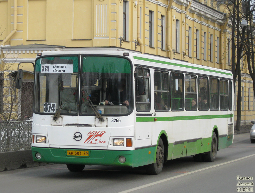 Санкт-Петербург, ЛиАЗ-5256.25 № 3266