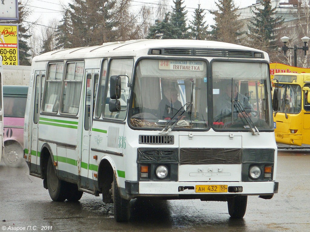 Omsk region, PAZ-32054 Nr. 336