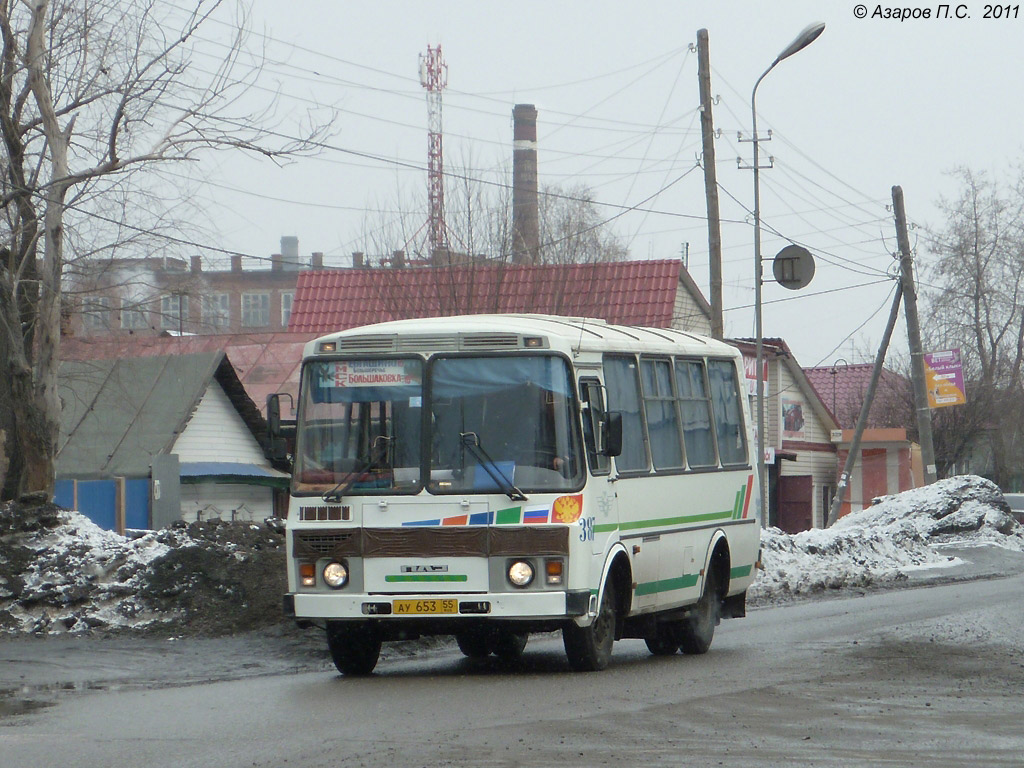 Омская область, ПАЗ-32053 № 387