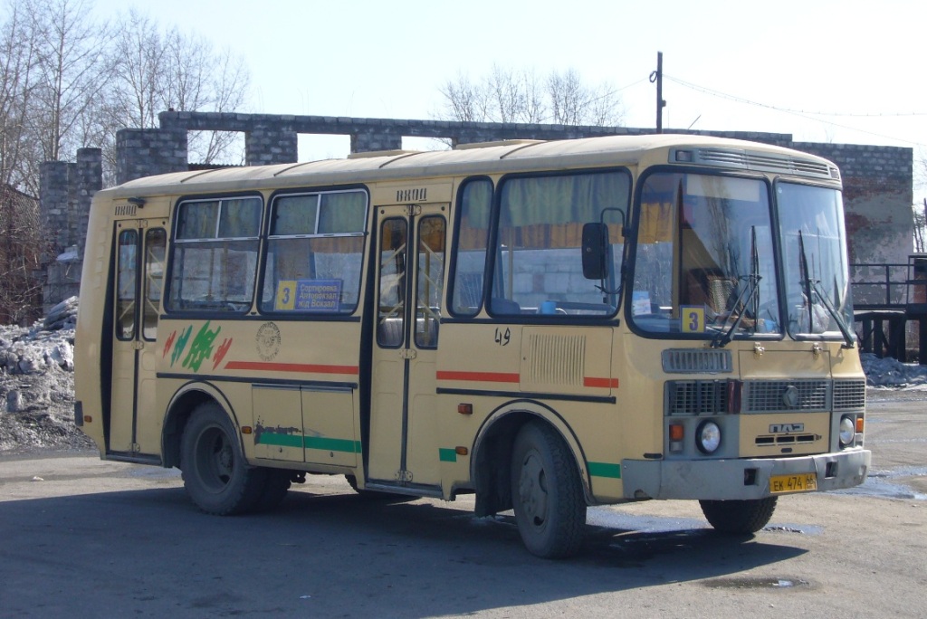 Свердловская область, ПАЗ-32054 № 49