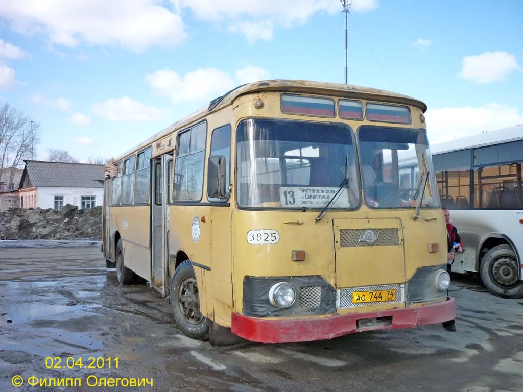 Chelyabinsk region, LiAZ-677M № 3825