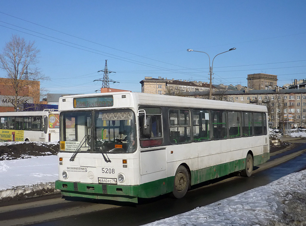 Санкт-Петербург, ЛиАЗ-5256.25 № 5208