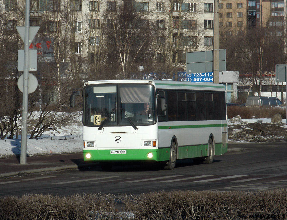 Санкт-Петербург, ЛиАЗ-5293.53 № В 739 АТ 178