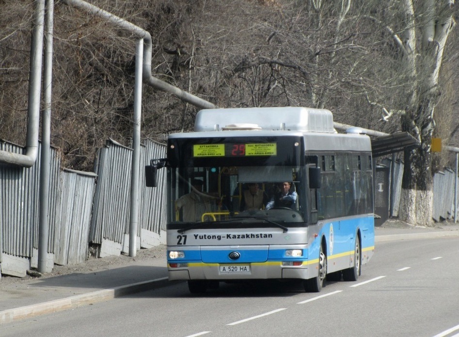 Алматы, Yutong ZK6120HGM № 27