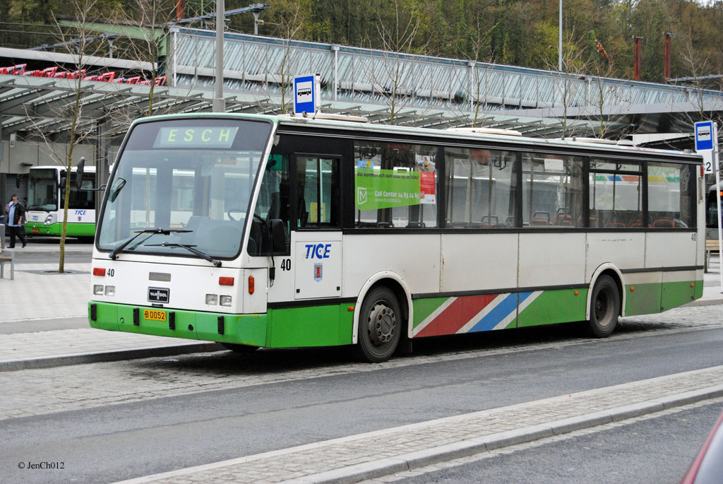 Люксембург, Van Hool A600 № 40