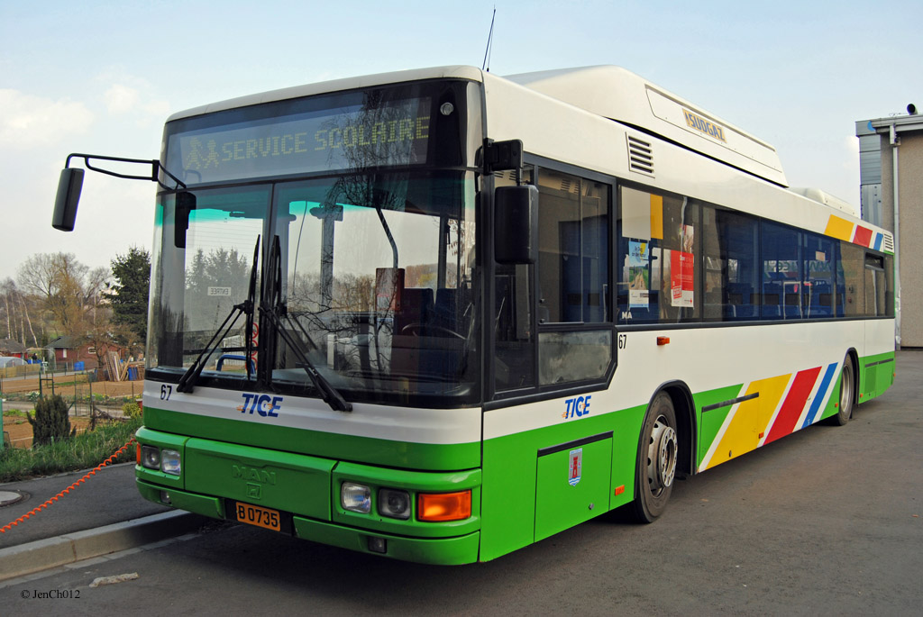 Люксембург, MAN A20 NÜ233 CNG № 67