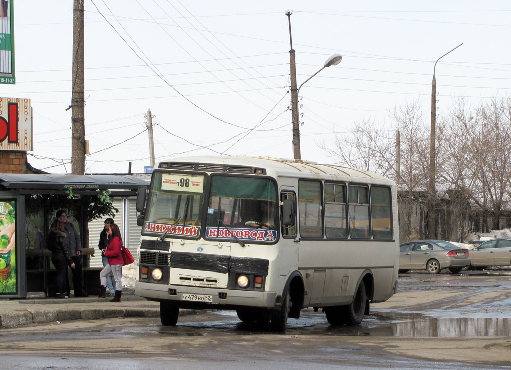 Нижегородская область, ПАЗ-32054 № У 479 ВО 52