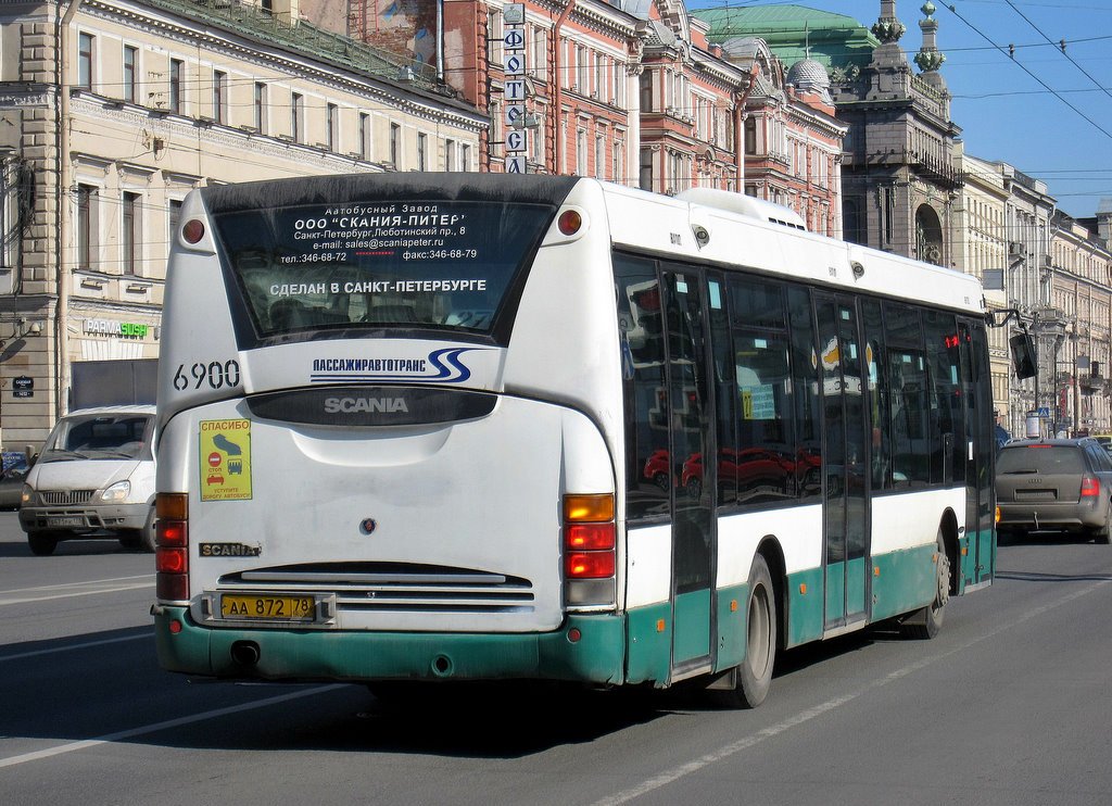 Санкт-Петербург, Scania OmniLink I (Скания-Питер) № 6900