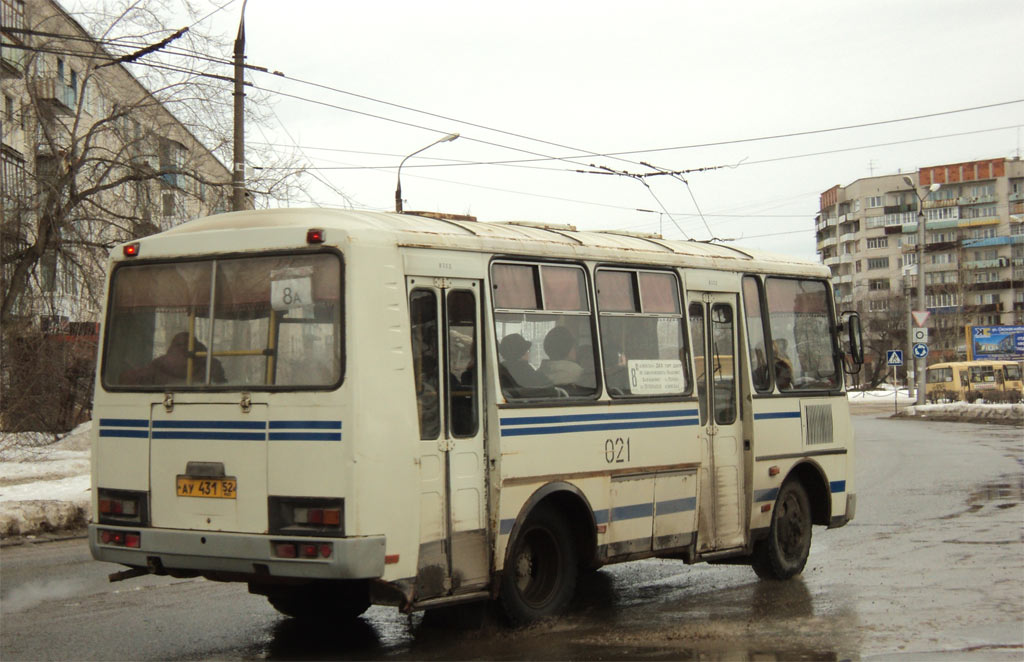 Нижегородская область, ПАЗ-32054 № 021