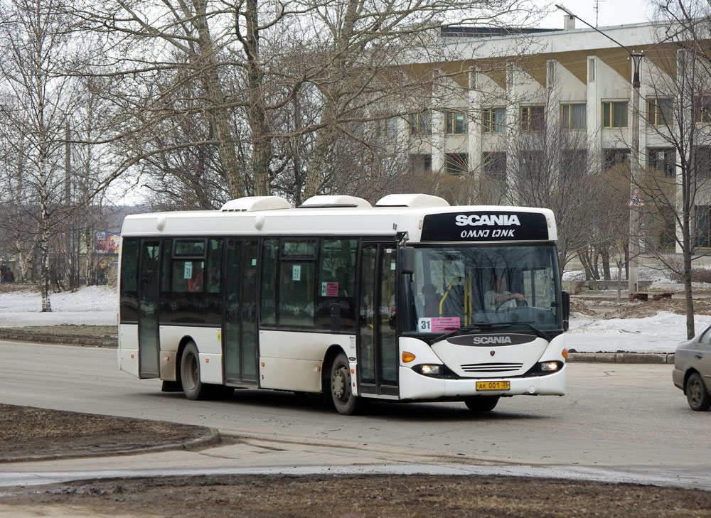 Вологодская область, Scania OmniLink I (Скания-Питер) № АК 001 35