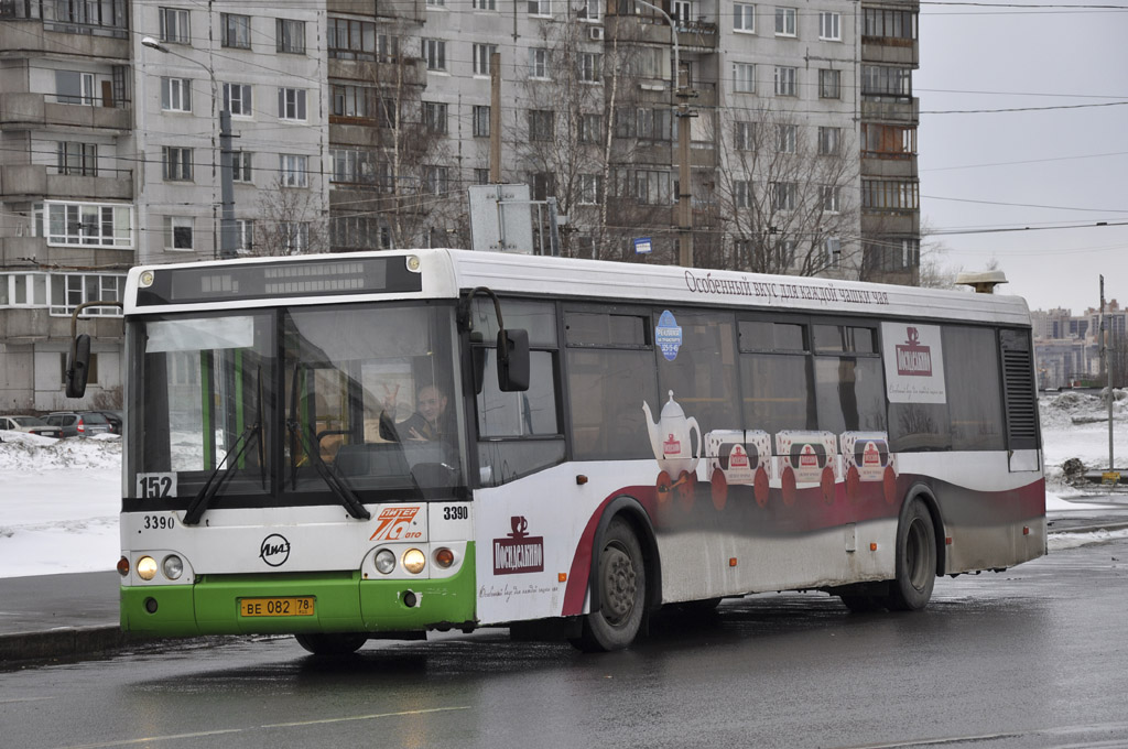 Санкт-Петербург, ЛиАЗ-5292.20 № 3390