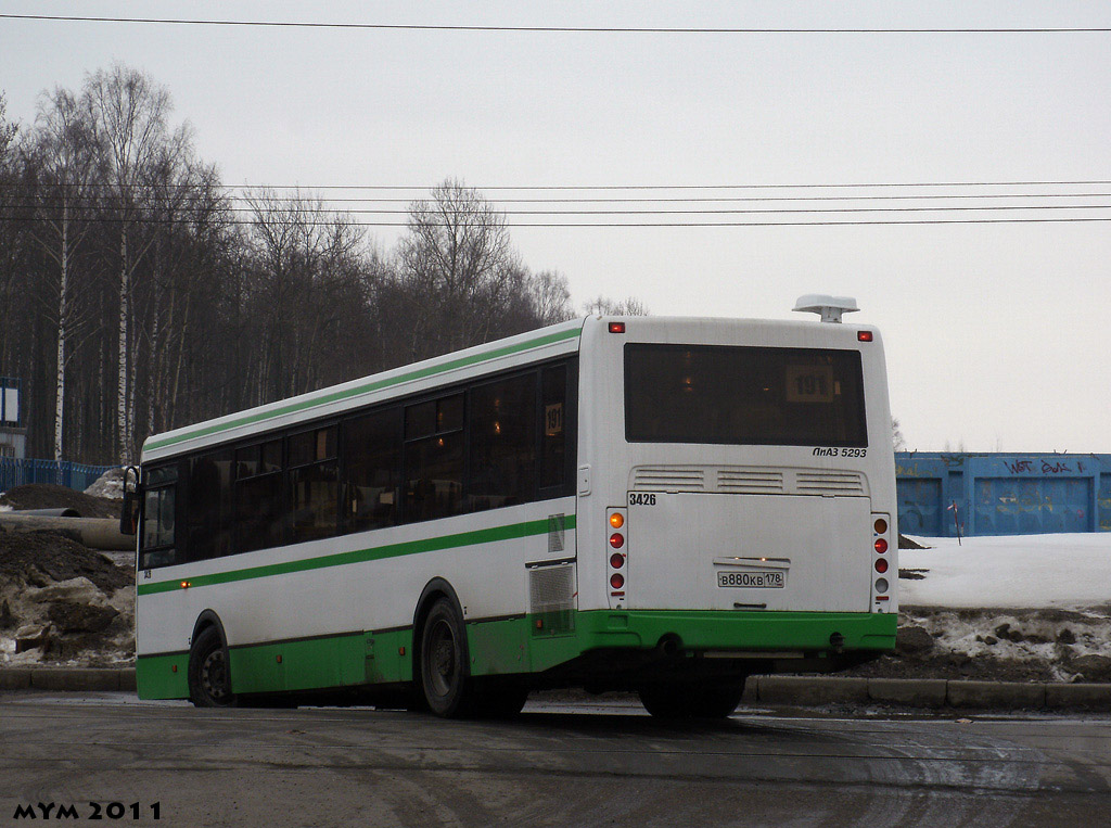 Санкт-Петербург, ЛиАЗ-5293.53 № 3426