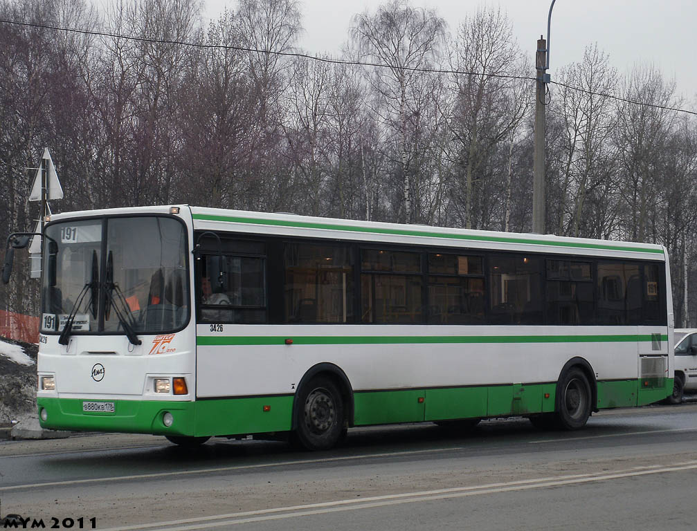 Санкт-Петербург, ЛиАЗ-5293.53 № 3426