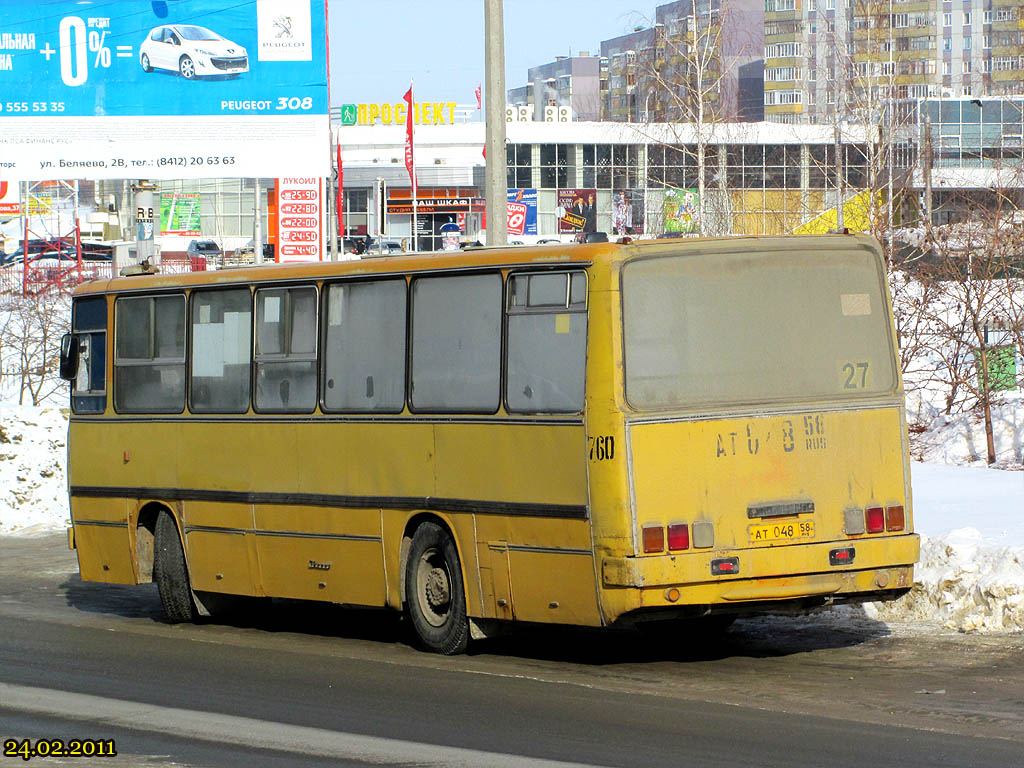 Пензенская область, Ikarus 260.37 № 760