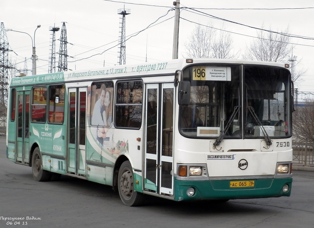 Санкт-Петербург, ЛиАЗ-5256.25 № 7630