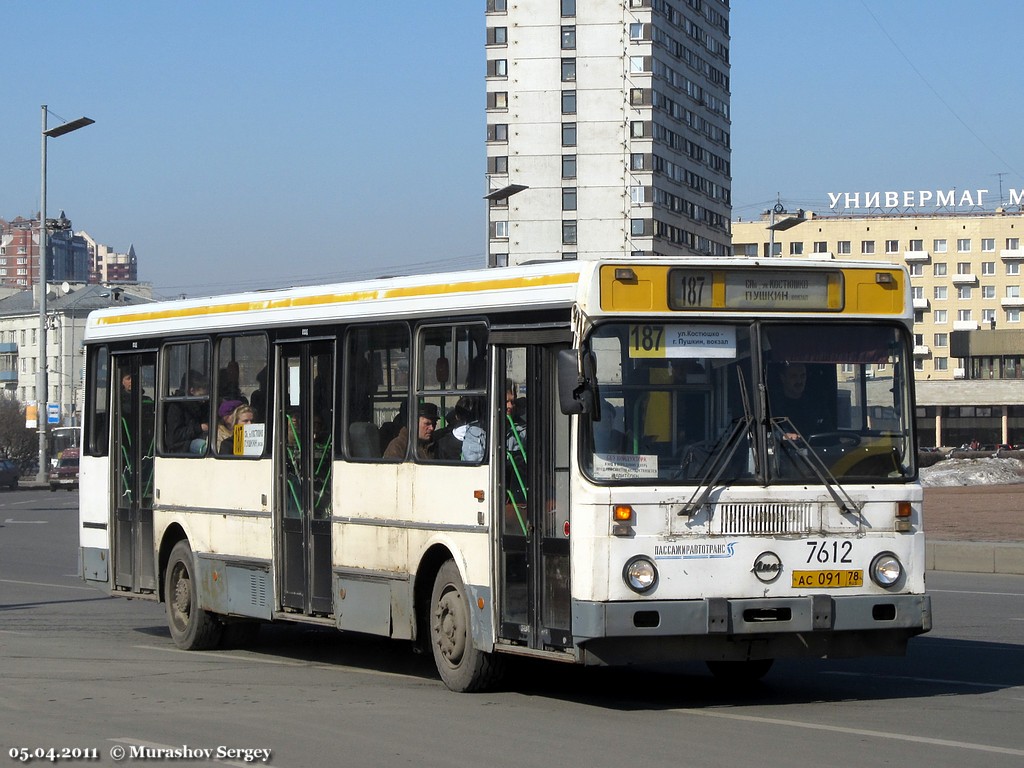 Санкт-Петербург, ЛиАЗ-5256.25 № 7612